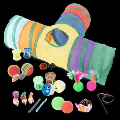 Set juegos para gatos 24 unidades - Túnel T