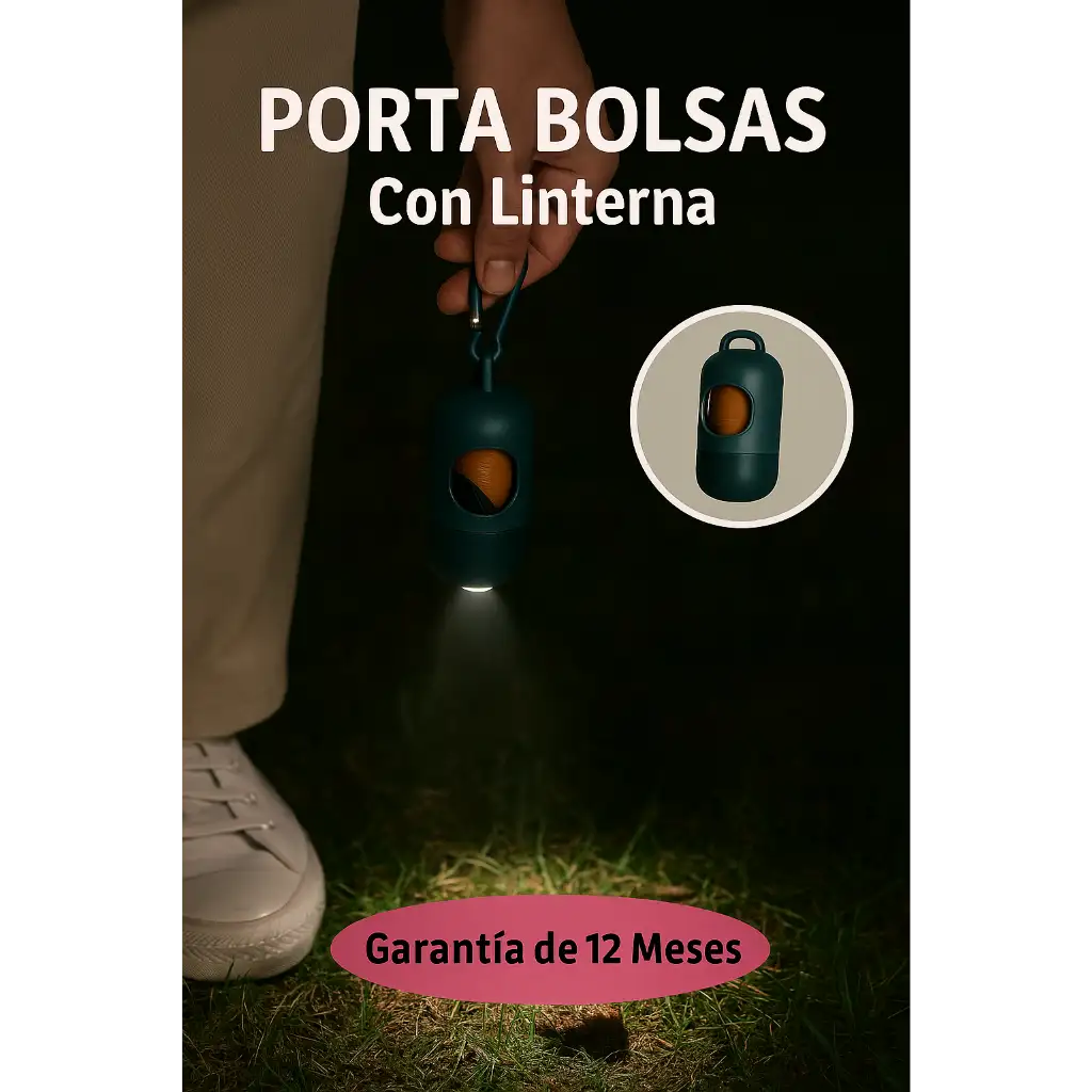 Linterna dispensador bolsas