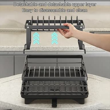 Escurridor de vajilla expansible